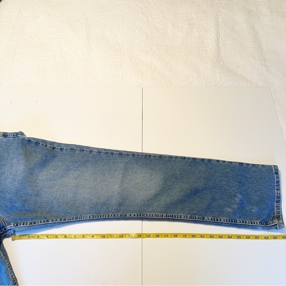 Lev’s Vintage 2000s Y2K Women’s 505 Straight Leg Blue Jeans - Size 12 - Picture 10 of 16